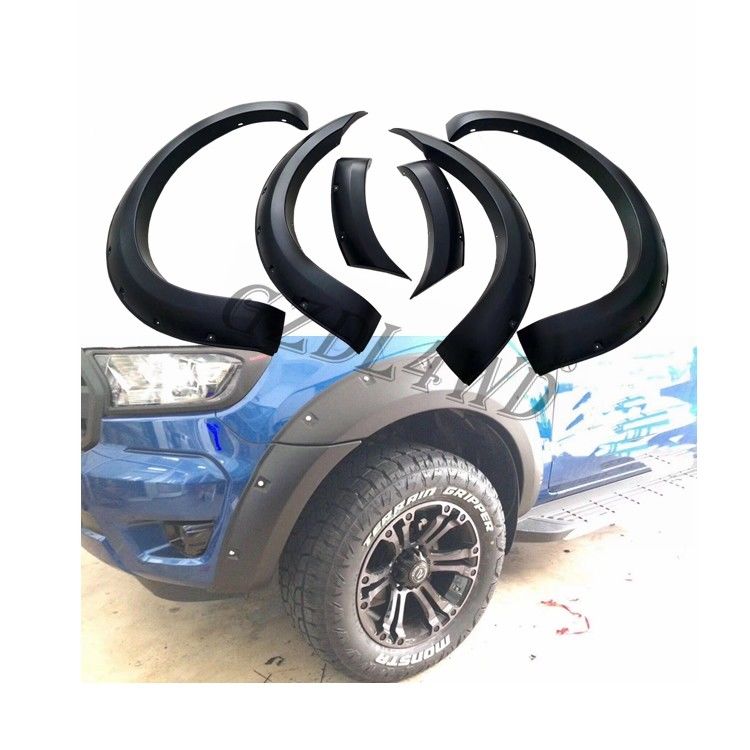 Injection Molding 4x4 Wheel Arch Flares For Ford Ranger T7 Wildtrak 2015 2018